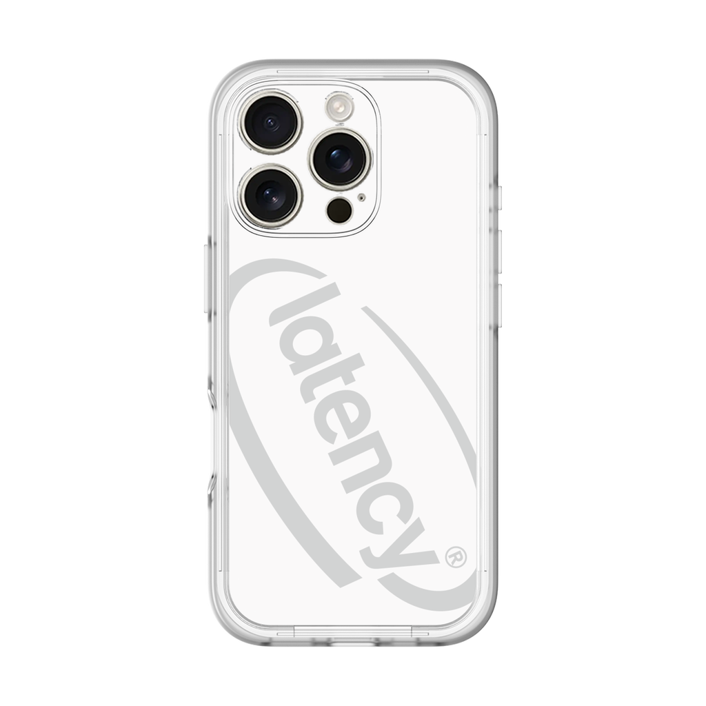 LATENCY - Circle logo - White