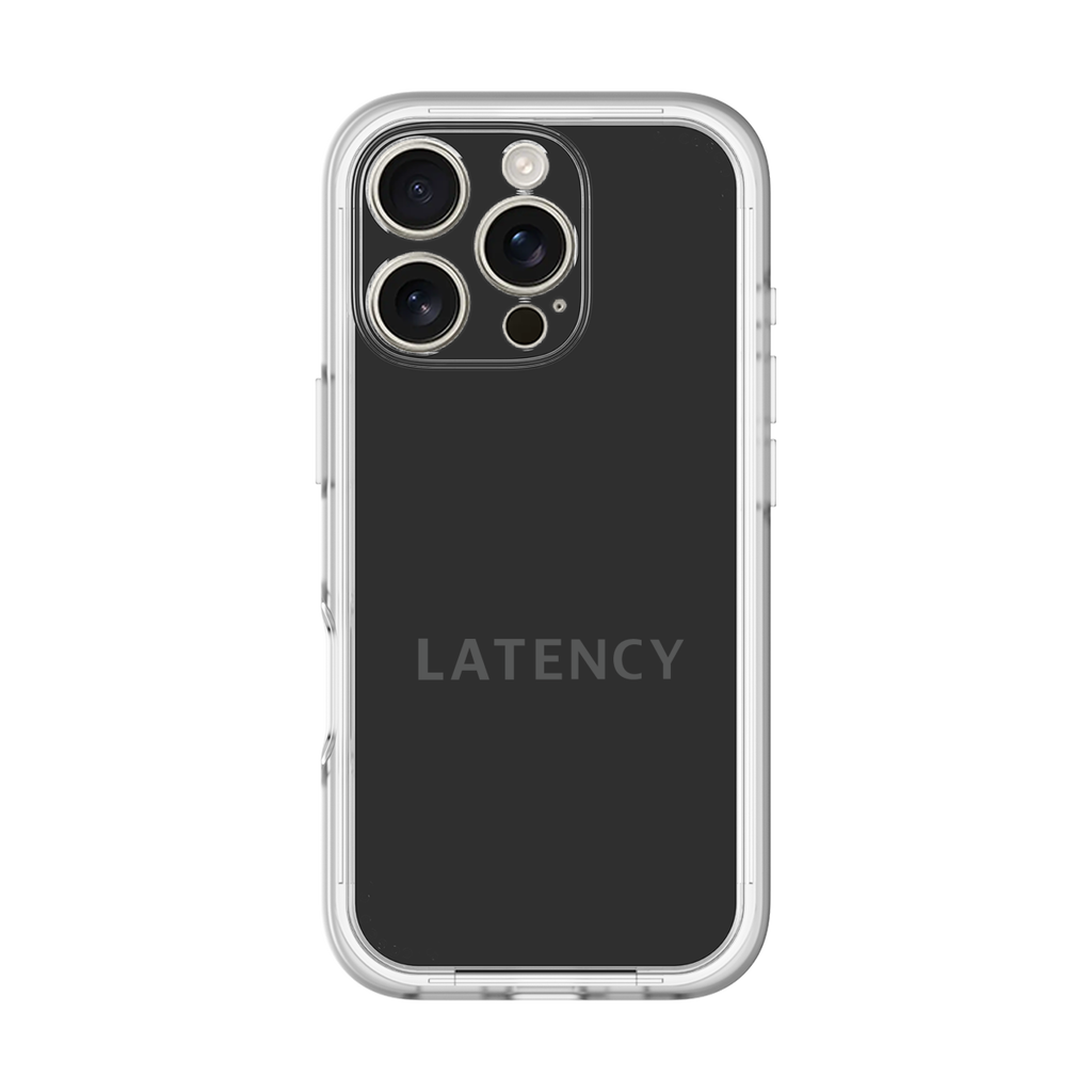 LATENCY - Logotype - Black
