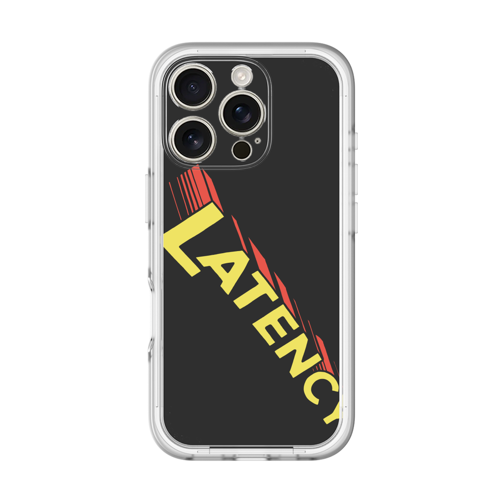 LATENCY - Rock logo - Black