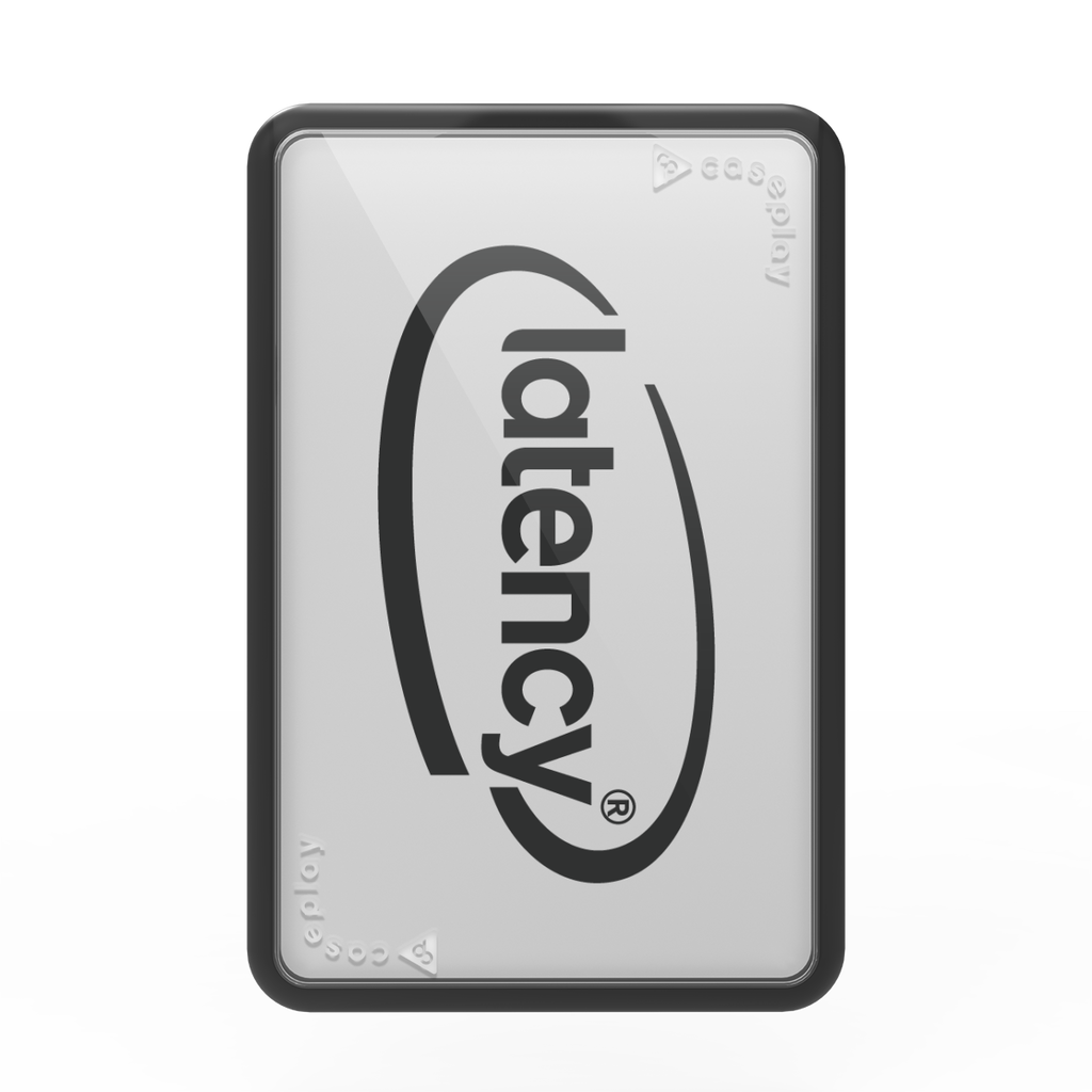 LATENCY - Circle logo - Black