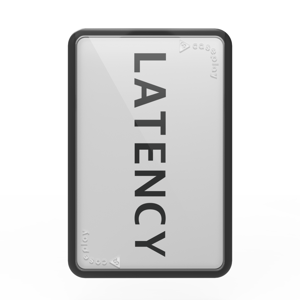 LATENCY - Logotype - Black