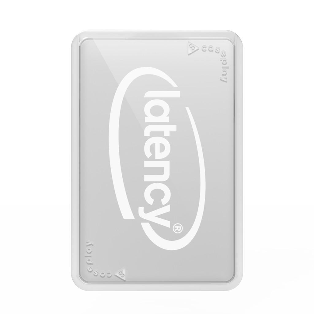 LATENCY - Circle logo - White