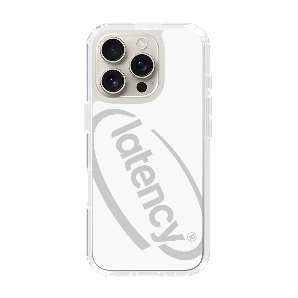 LATENCY - Circle logo - White