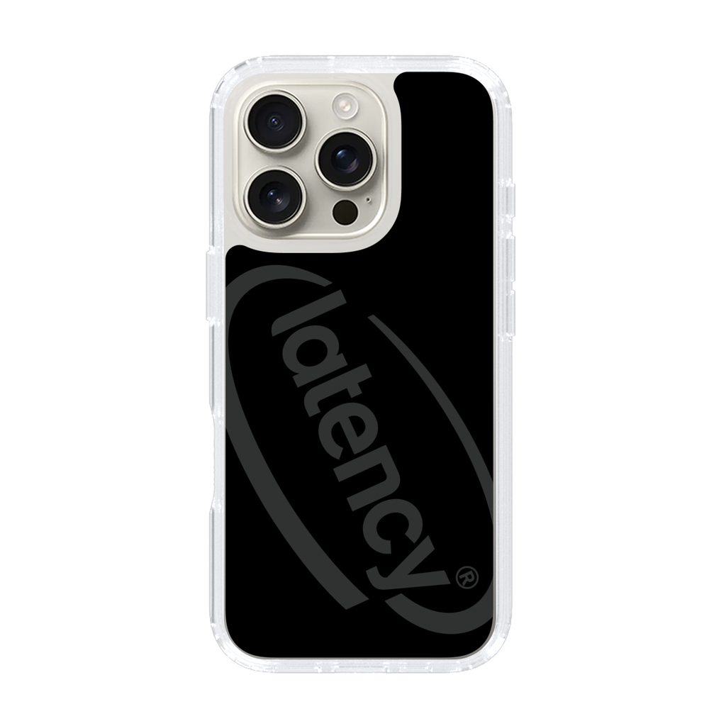 LATENCY - Circle logo - Black