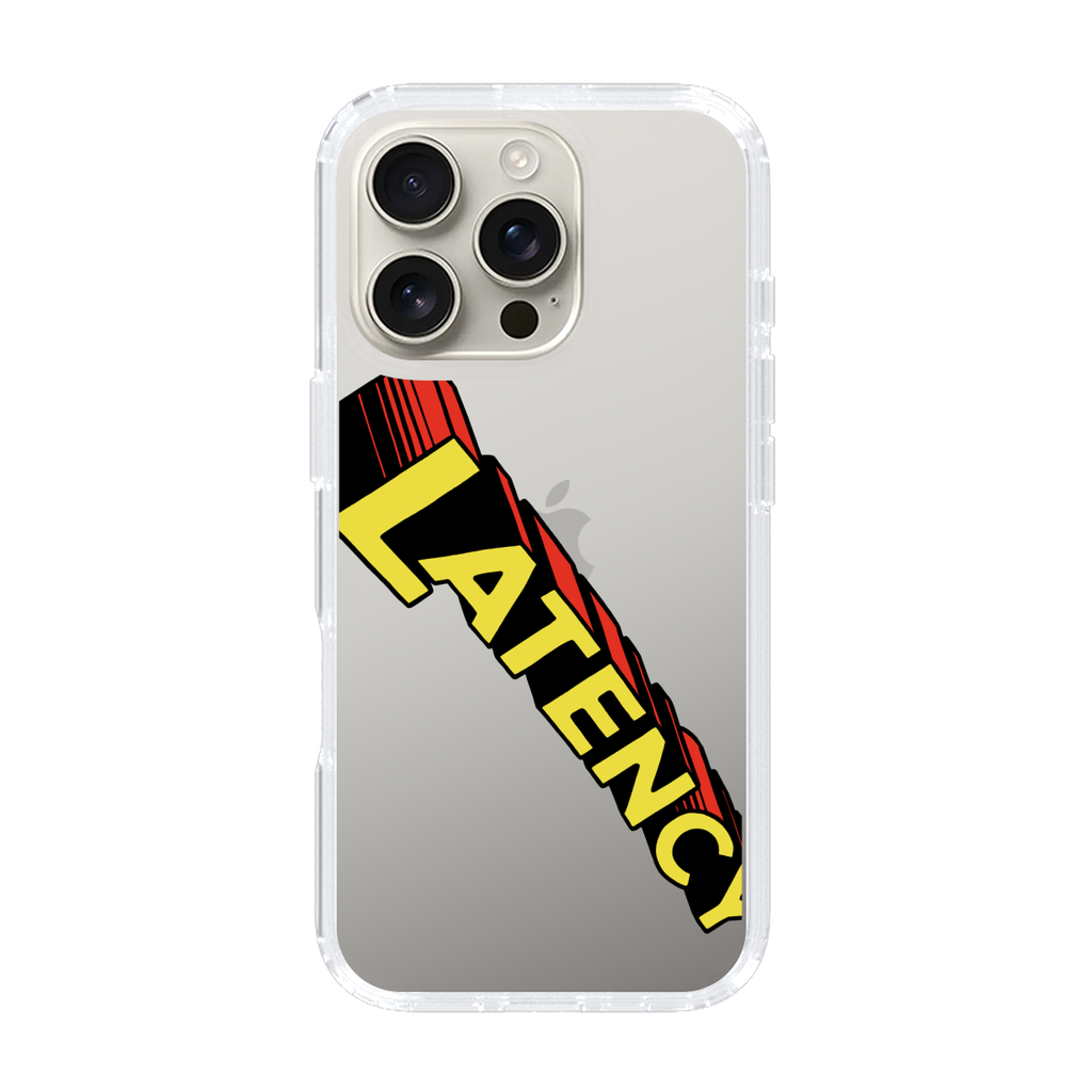 LATENCY - Rock logo - Clear